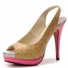 sexy ladies fashion high heels/ beautiful dress shoes/ woman summer shoes