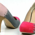 new arrive rose red pretty women pumps 2012/high heel shoes