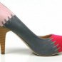 new arrive rose red pretty women pumps 2012/high heel shoes