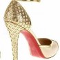 royal golden grace ladies' spring and summer high heels/netty with red sole pumps
