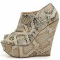 2012sexy fashion serpentinite leather high platform summer high heel shoes