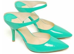 2012fashion bright green patent leather high quality with low price high heel shoes