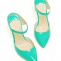 2012fashion bright green patent leather high quality with low price high heel shoes
