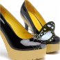 2012 top quality beautiful fashion women genuine leather shoes