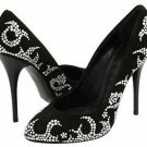 Fashion high quality crystal shoes for women 2012/shiny diamond high heel shoes