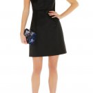 2012hot sale pure black simple style cocktail career knee height bandage dress