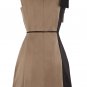 elegant ladies' summer career brown&black cocktail high quality bandage dress