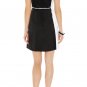 latest tight fashion top quality bandage dress/classic black with white knee height dress