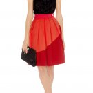 fashion special top design lace cut-outs clothes& sexy red simple style bandage dress