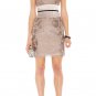 gorgeous hot selling beautiful grey lace with wide belt bandage dress