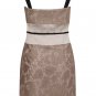 gorgeous hot selling beautiful grey lace with wide belt bandage dress