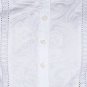 fair ladies' career elegant suit/black dress with white lace flower coat and thin chaim belt suit