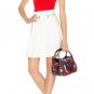 sexy red silk coat with simple style wrap white knee height dress