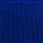 stunning royal blue pleated soft graceful overskirt / knee height bandage dress