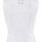fair ladies' elegant career white coat with black wrap dress/lace hole flower bandage dress