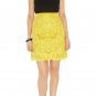 royal golden lace flower cut-outs knee height wrap stunning dress