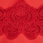 sexy red evening bandage dress/unique lace flower hole with special design pattern bandage dress