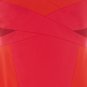sexy evening and party hot red sleeveless&v-neck &knee height bandage dress