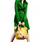 sunning leave green fair ladies' spring career&party knee height dress