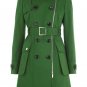 sunning leave green fair ladies' spring career&party knee height dress