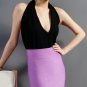 high quality 2012 latest claret wrap cotton knee height evening&party bandage dress