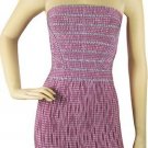claret linen off-the shoulder and knee height  bandage dress