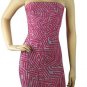 sexy hot on sell off-the shoulder special geometric pattern bandage dress