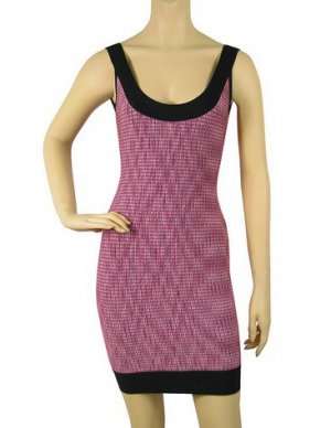 sweetheart bodycon violet pretty backless fibre sexy bandage dress