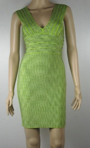 grass green linen sexy baldric flattering bandage dress