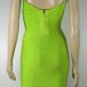 tender leaf green bodycon bandage dress/sleeveless wrapped bandage dress