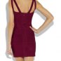 boutique special strap evening bandage dress/ thigh height bandage dress