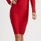 wedding sexy snug bandage dress/ long sleeve bandage dress