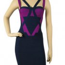claret with black crisscross bandage dress/ boutique strap bandage dress