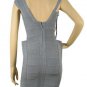 party&casual banded beauty/cut-outs string neckline embellished bandage dress