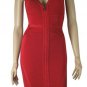 sexy popular evening banded beauty/pleated v-neck bandage dress