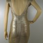 sexy latest hot on sell evening v-neck banded glitter grey bandage dress