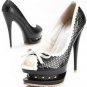 2012 popular party & casual high heels/ butterfly with flower line high heel shoes