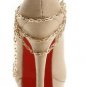 2012 hot on sell high platform with golden metal chain high heel shoes
