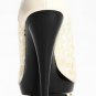 fashion grace lace flower cut-outs high platform high heel shoes
