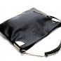 evening& career knight black patent genuine leather handbag