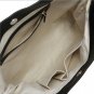 evening& career knight black patent genuine leather handbag