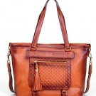 2012 popular fire color patent leather with palpus career & casual handbag