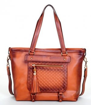 2012 popular fire color patent leather with palpus career & casual handbag