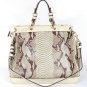 popular brown serpentinite sweetheart embellished handbag