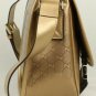 lattest popular golden monogram golden patent leather handbag
