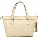 fair ladies' elegant career bag& casual milky patent leather handbag