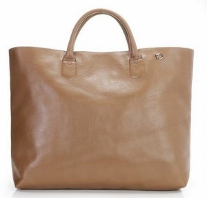 brown patent leather simple style square pattern handbag