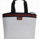 snow white patent leather handbag/ simple style square handbag