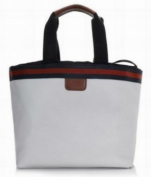 snow white patent leather handbag/ simple style square handbag