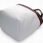 snow white patent leather handbag/ simple style square handbag